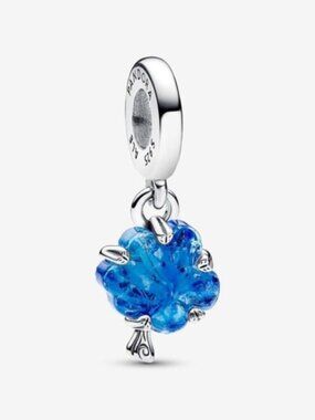 Pandora Blue Murano Glass Family Tree Dangle Charm